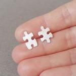 Sterling Silver Jigsaw Puzzle Pin/ Lapel Pin/ Tie..