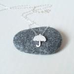 Mini Umbrella - Sterling Silver Weather Forecast..