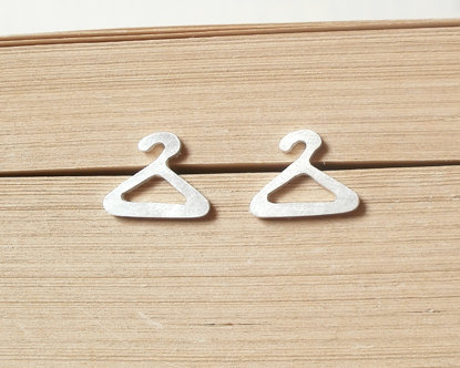 Sterling Silver Hanger Ear Studs From The Sterling Silver Jewelry Collection