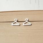 Sterling Silver Hanger Ear Studs From The Sterling..
